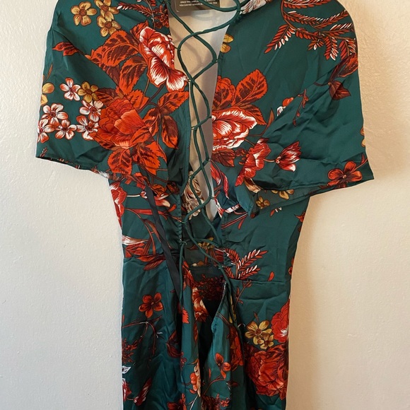 Emerald printed cross cross dress - Picture 5 of 8